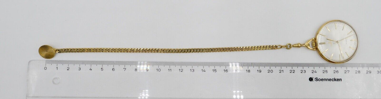 Lanco Taschenuhr vergoldet Cal. 1103 1104 selten - Antikhandel-Stuttgart