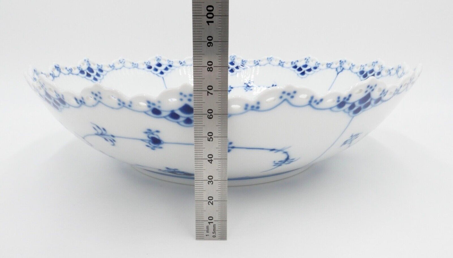 Royal Copenhagen Schüssel Nr. 576 1. Wahl Musselmalet vollspitze Ø 28 cm - Antikhandel-Stuttgart