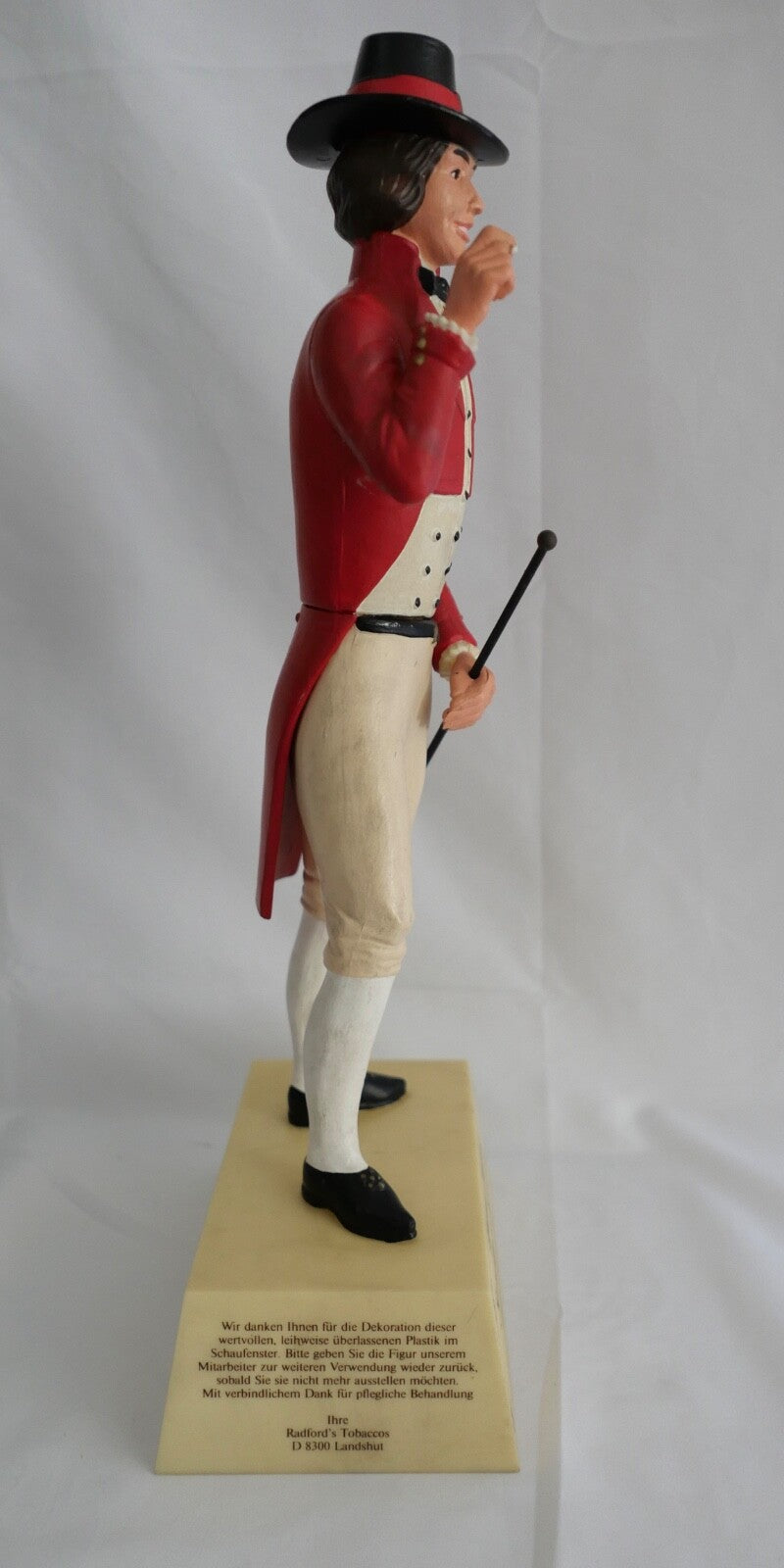 Werbefigur 1970er Jahre 41 cm Thomas Radford Sundays Fantasy' pipe tobacco