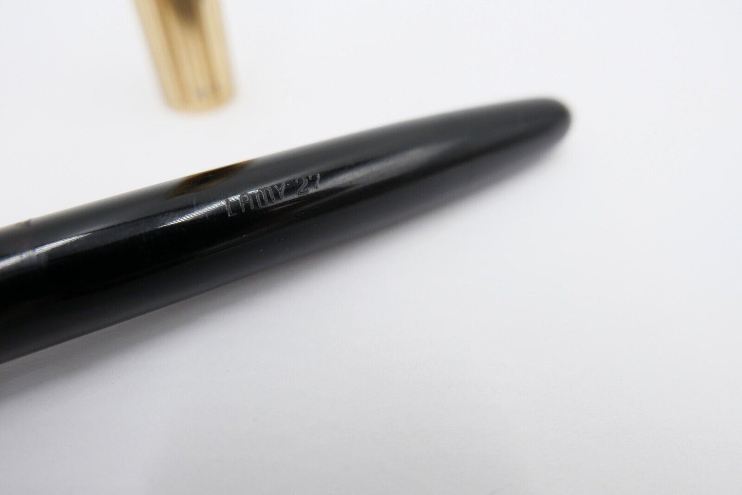 Set Vintage 2 LAMY Kolbenfüller Füller Modell 27 585 / 14 Ct Goldfeder - Antikhandel-Stuttgart