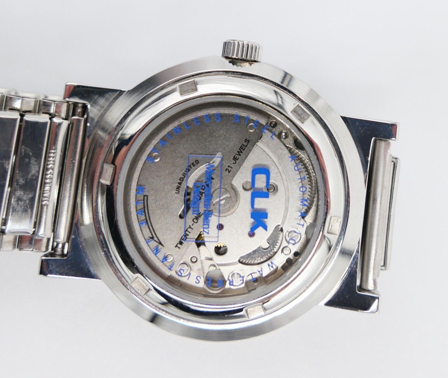 Armbanduhr Mercedes Benz CLK Automatik Edelstahl Herrenuhr 21 Jewels - Antikhandel-Stuttgart