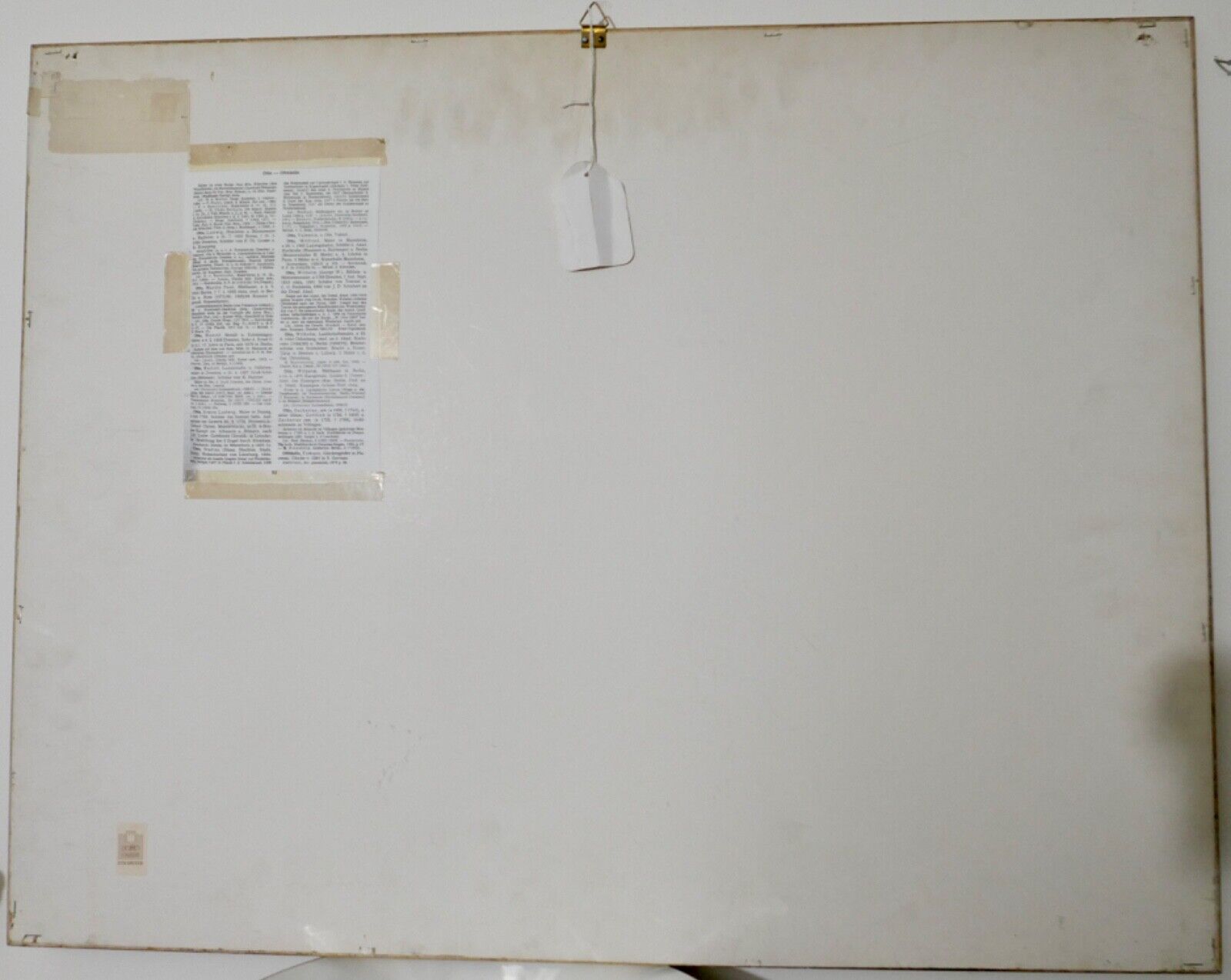 Aquarell sign " Wilfried Otto " 78x61cm um 1938 Pfälzer Maler Hütte Wald - Antikhandel-Stuttgart