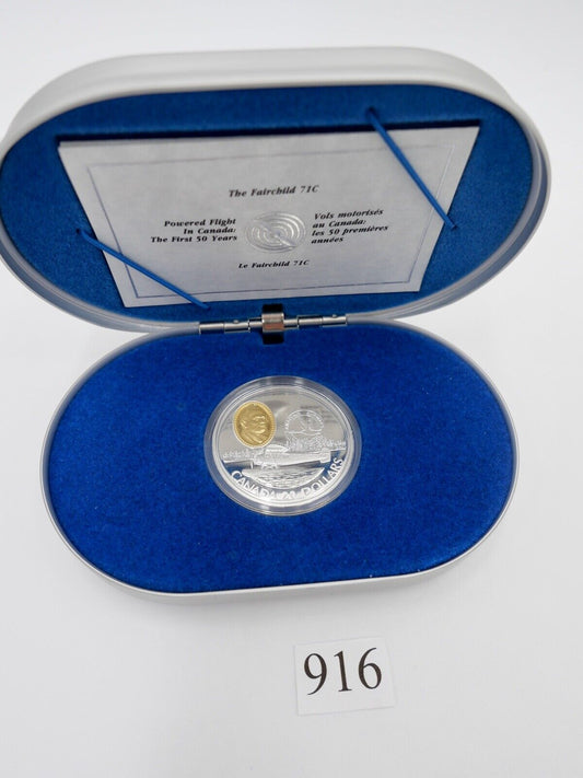 20 Dollars Canada Kanada Silber 925 The Fairchild 71C - Antikhandel-Stuttgart