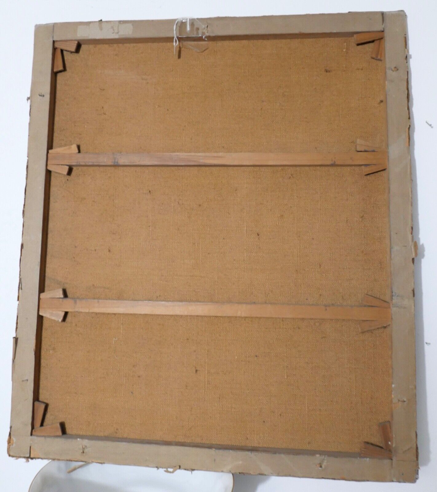 altes Ölgemälde 78x67cm signiert " BERGE BACH " Landschaft - Antikhandel-Stuttgart