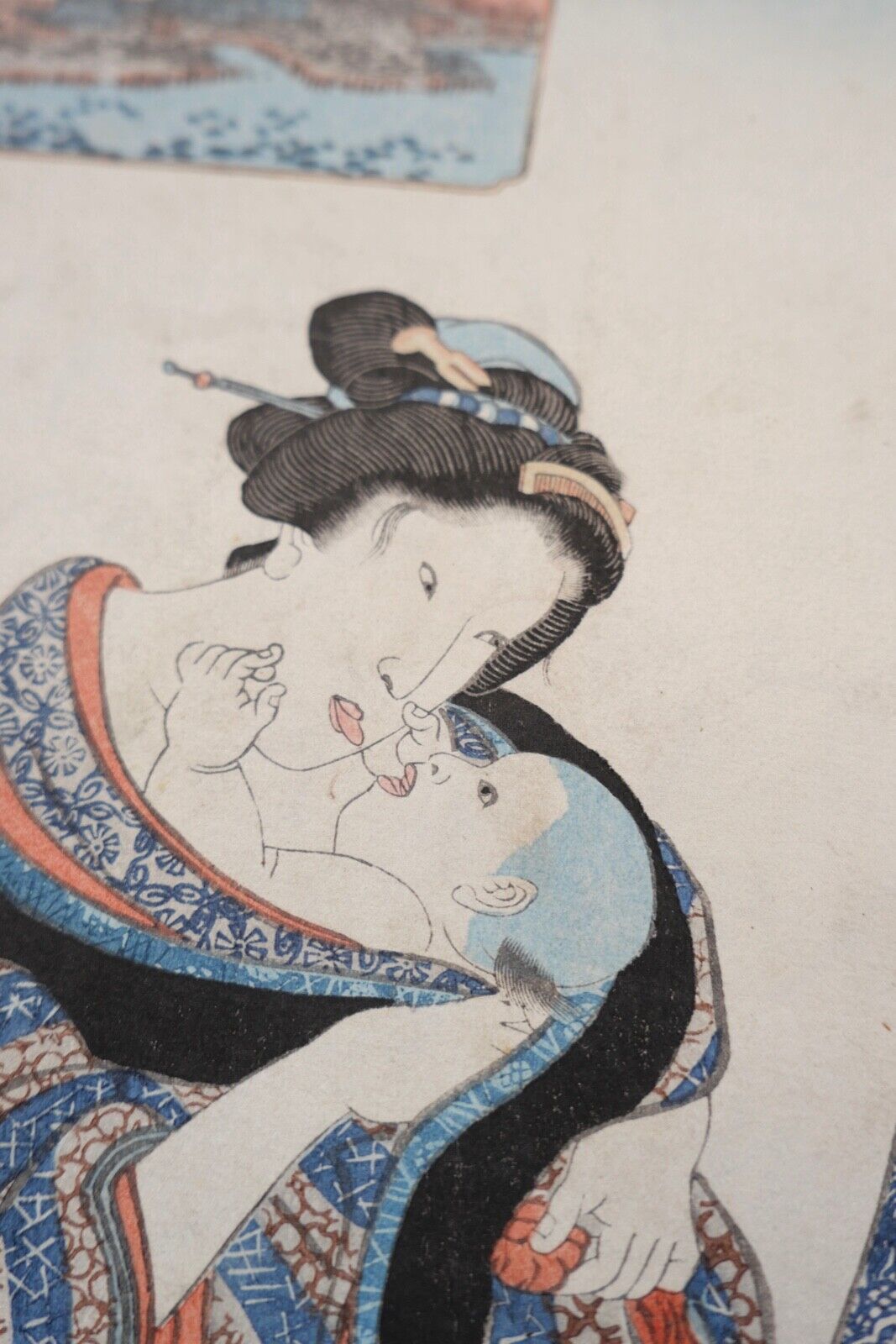 japanischer Farbholzschnitt Malerei Kunst Druckgrafik - Antikhandel-Stuttgart