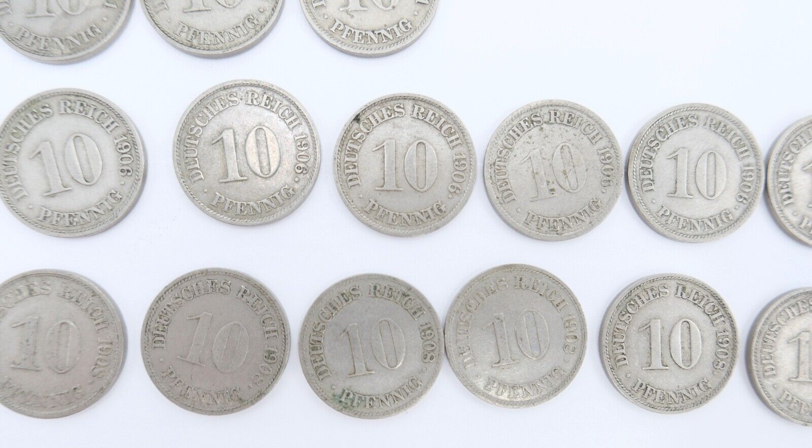 49x 10 Pfennig 1902 - 19011 Jäger J. 13 ss-stg - Antikhandel-Stuttgart