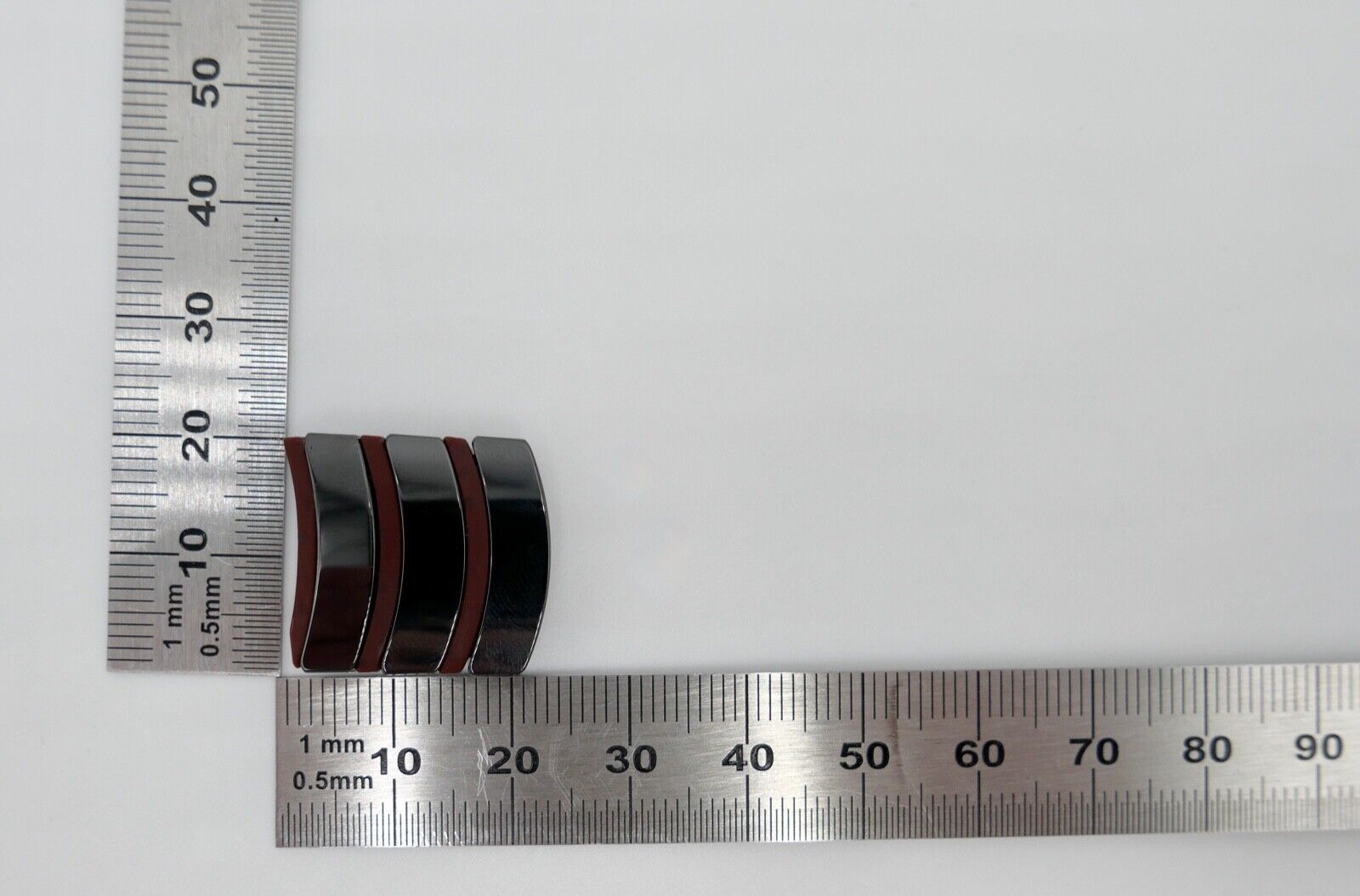 Ersatzglied Verlängerun Junghans Mega Ceramic ROT Armbanduhr Keramik 018 - Antikhandel-Stuttgart