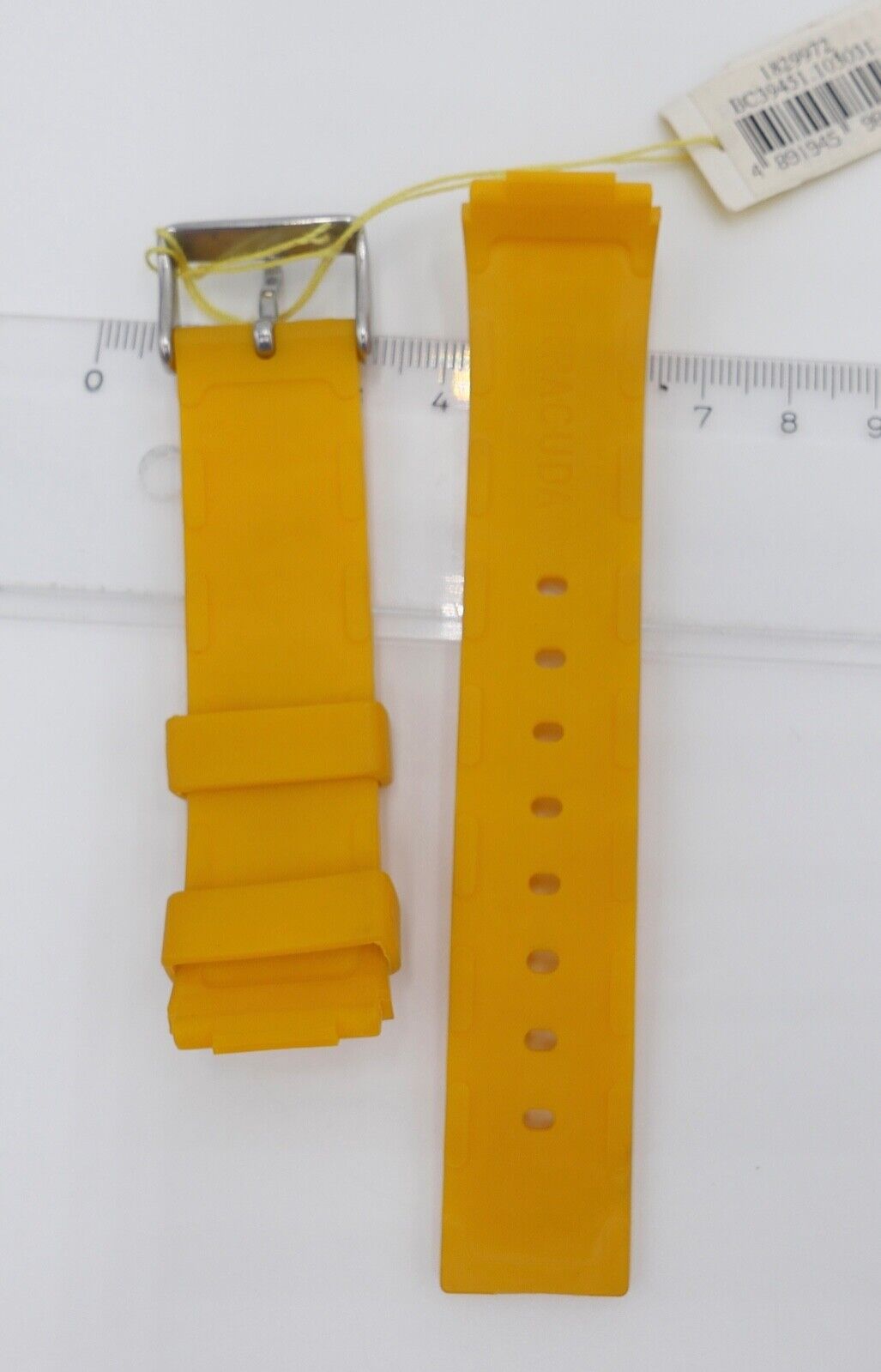 BARRACUDA by Bulova Diver Taucher Gelb 20 mm Gummi Uhrenband Armband NEU - Antikhandel-Stuttgart