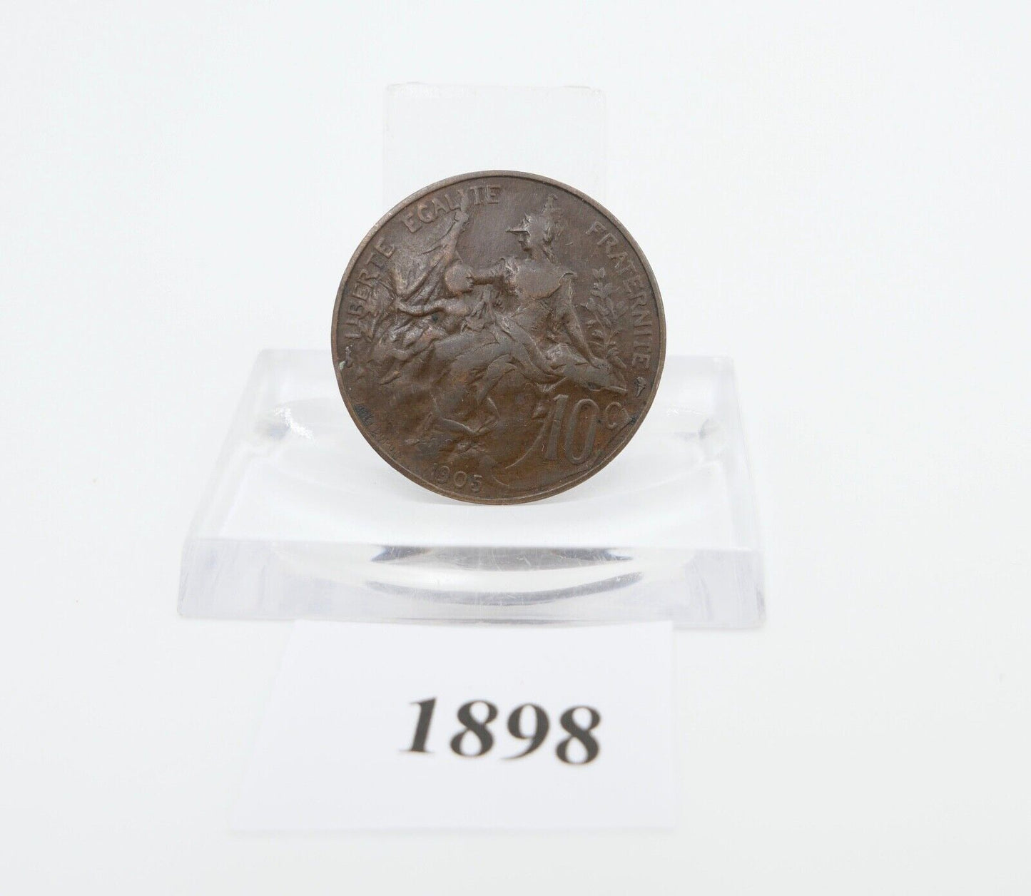 10 Centimes 1905 Frankreich Dritte Republik VZ - Antikhandel-Stuttgart