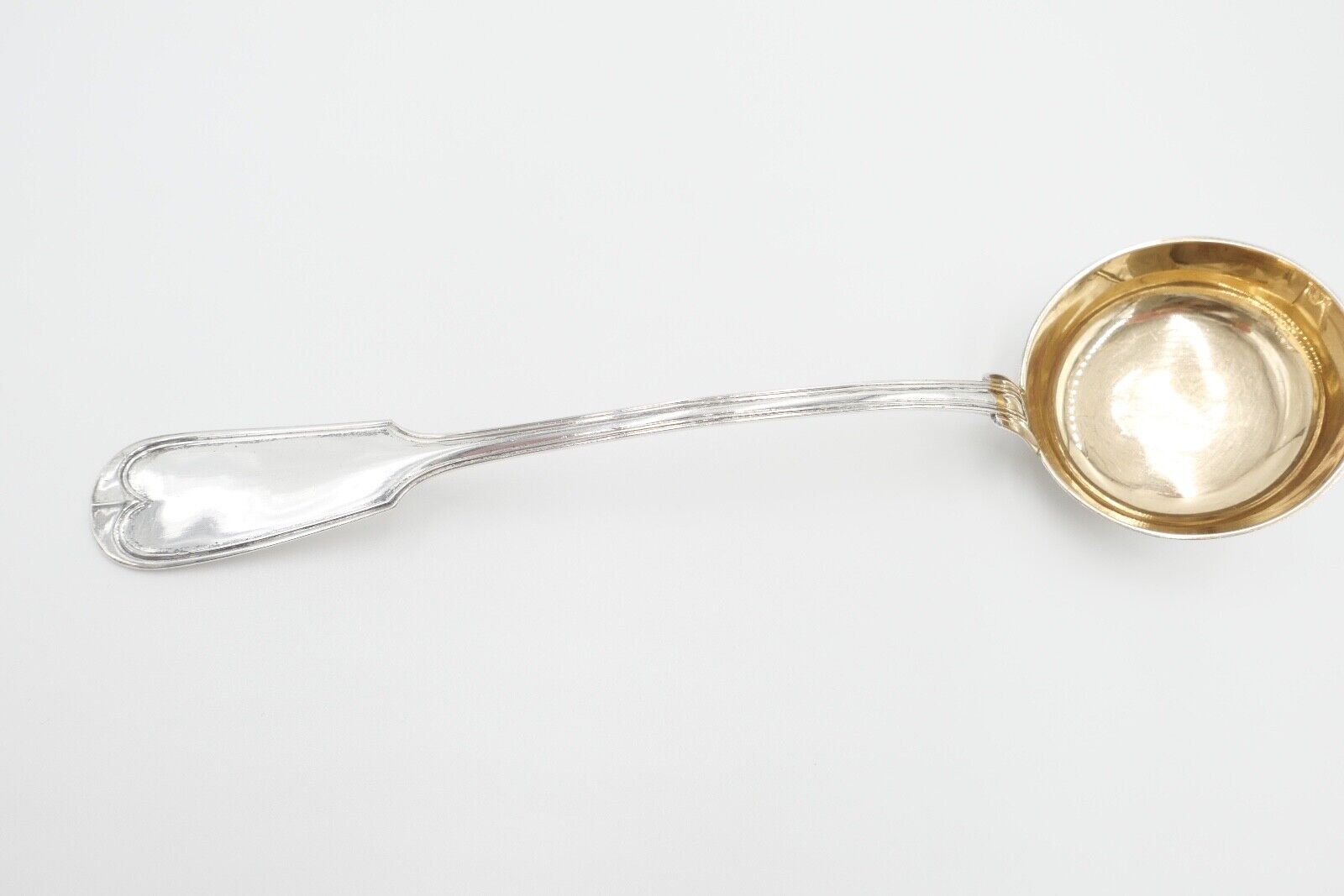 KKS Karl Kaltenbach & Söhne Auerhahn Suppenschöpfer 800 Silber vergoldet - Antikhandel-Stuttgart