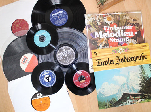 Konvolut 8x Alte LP Schallplatte Vinyl - Antikhandel-Stuttgart
