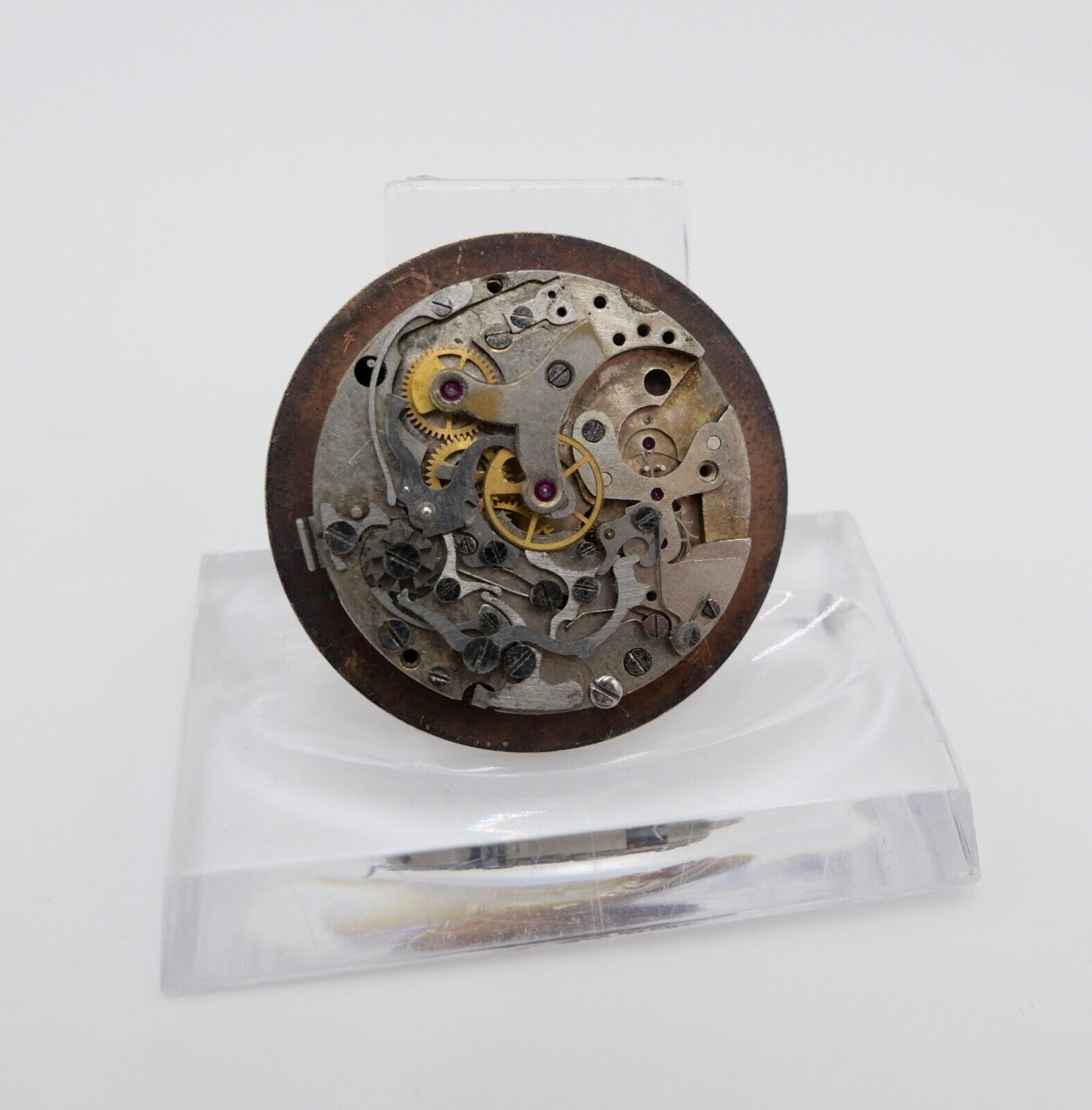 ERSATZTEIL Cal. Venus 170 Uhrwerk Ziffernblatt Chronographe Swiss Antimagnetique - Antikhandel-Stuttgart