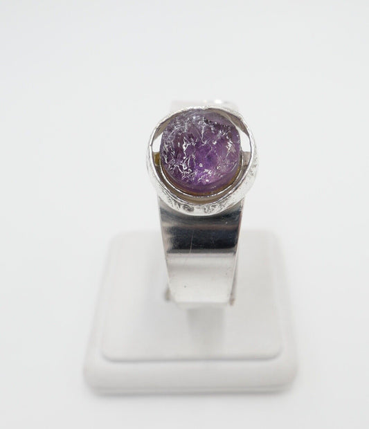 Amethyst 835 Silber Armband Armreif Armspange " PERLI " Guter Zustand RAR - Antikhandel-Stuttgart