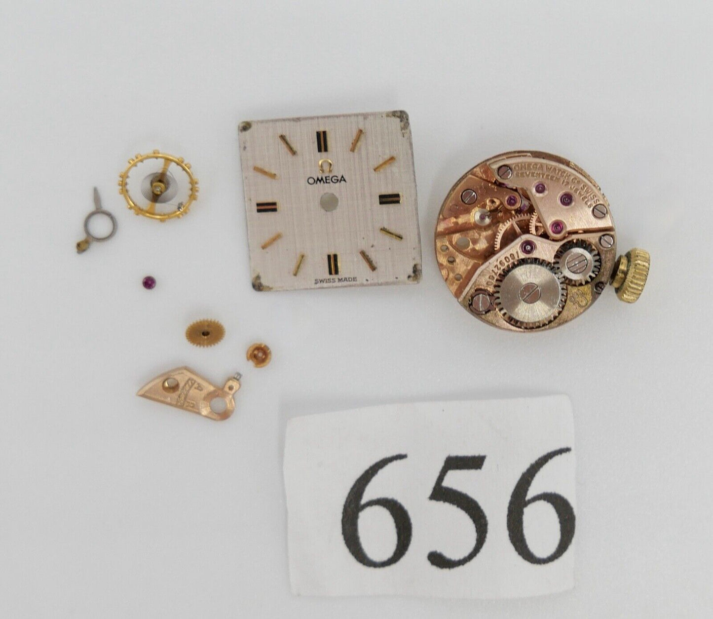 Omega Cal. 580 Uhrwerk ERSATZTEIL defekt - Antikhandel-Stuttgart