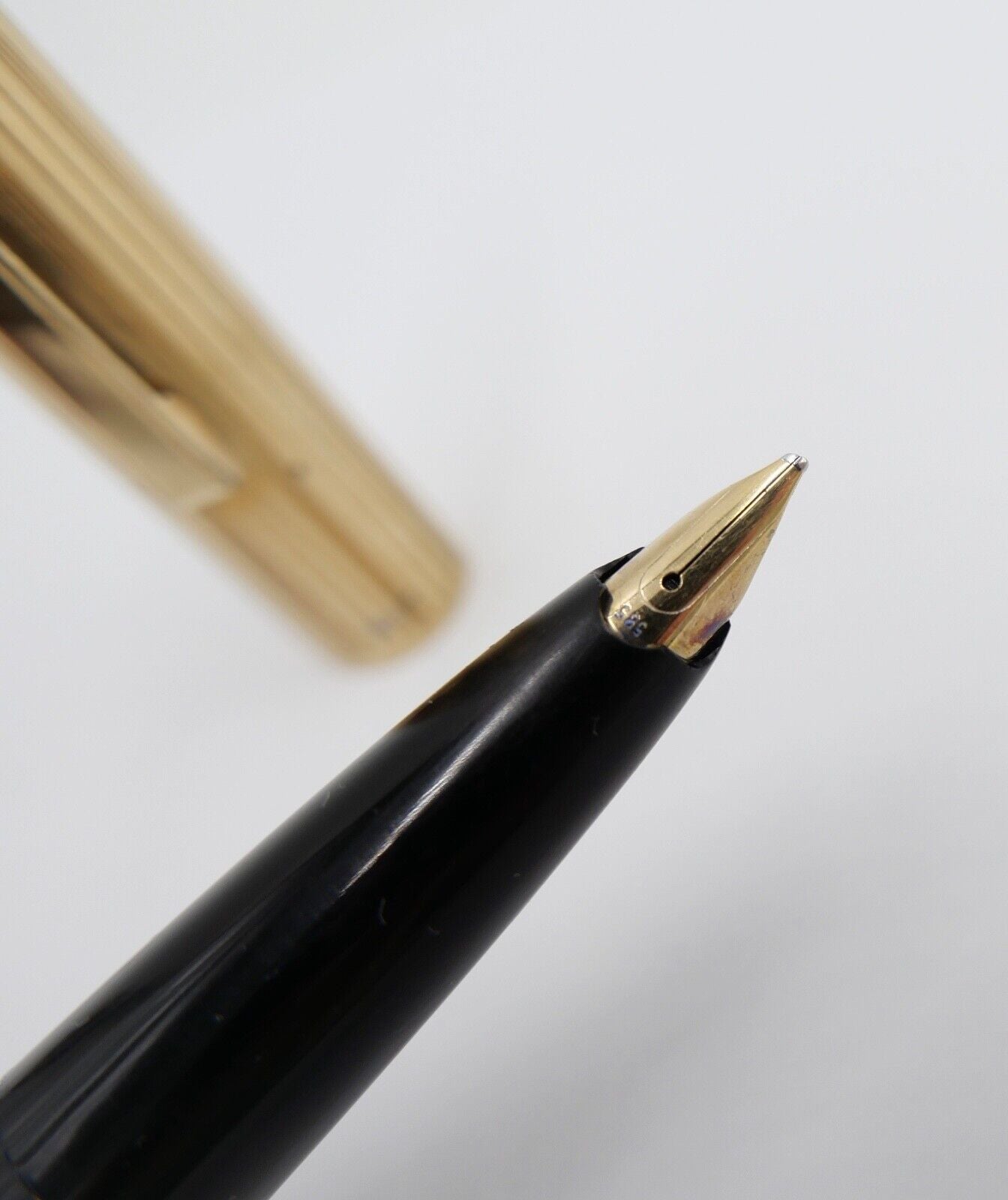 Set Vintage 2 LAMY Kolbenfüller Füller Modell 27 585 / 14 Ct Goldfeder - Antikhandel-Stuttgart