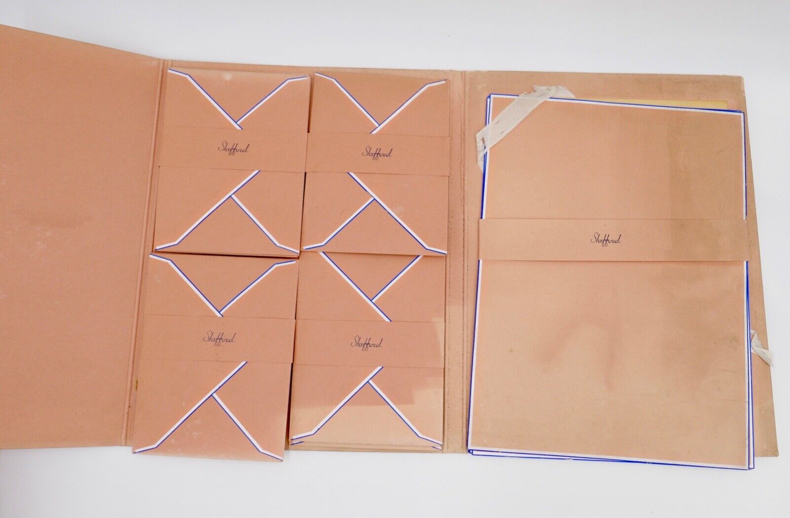 um 1900 Original Wien Wilhelm Büttel Frankfurt am Main Briefpapier Mappe - Antikhandel-Stuttgart