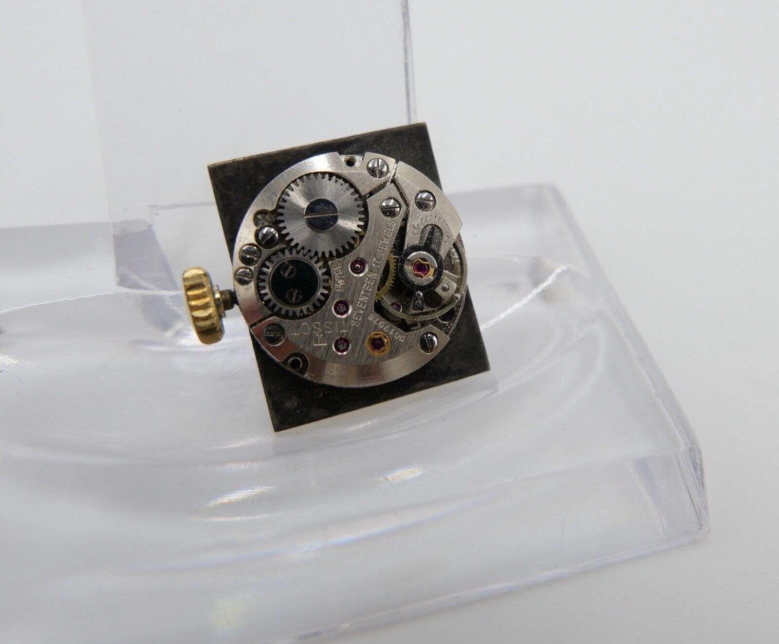 LÄUFT Tissot Stylist 709-1 Uhrwerk Ziffernblatt Zeiger Krone voll funktionsfähig - Antikhandel-Stuttgart