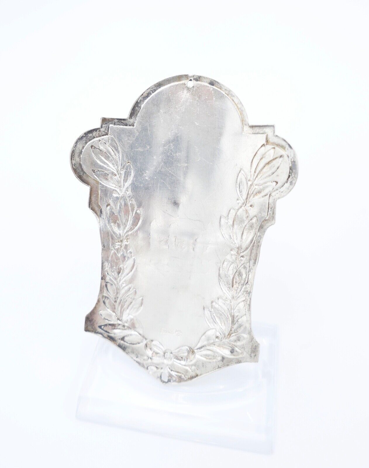 Fahrrad Plakette 1925 Silber 800 22er Club Oelsnitz i.V. - Antikhandel-Stuttgart