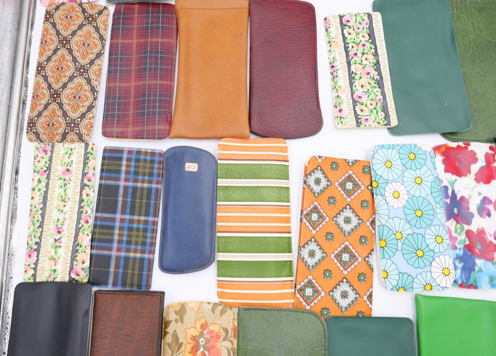 52x Brillen Etui 1970er 1980er Jahre original Retro Vintage Posten Konvolut NEU - Antikhandel-Stuttgart