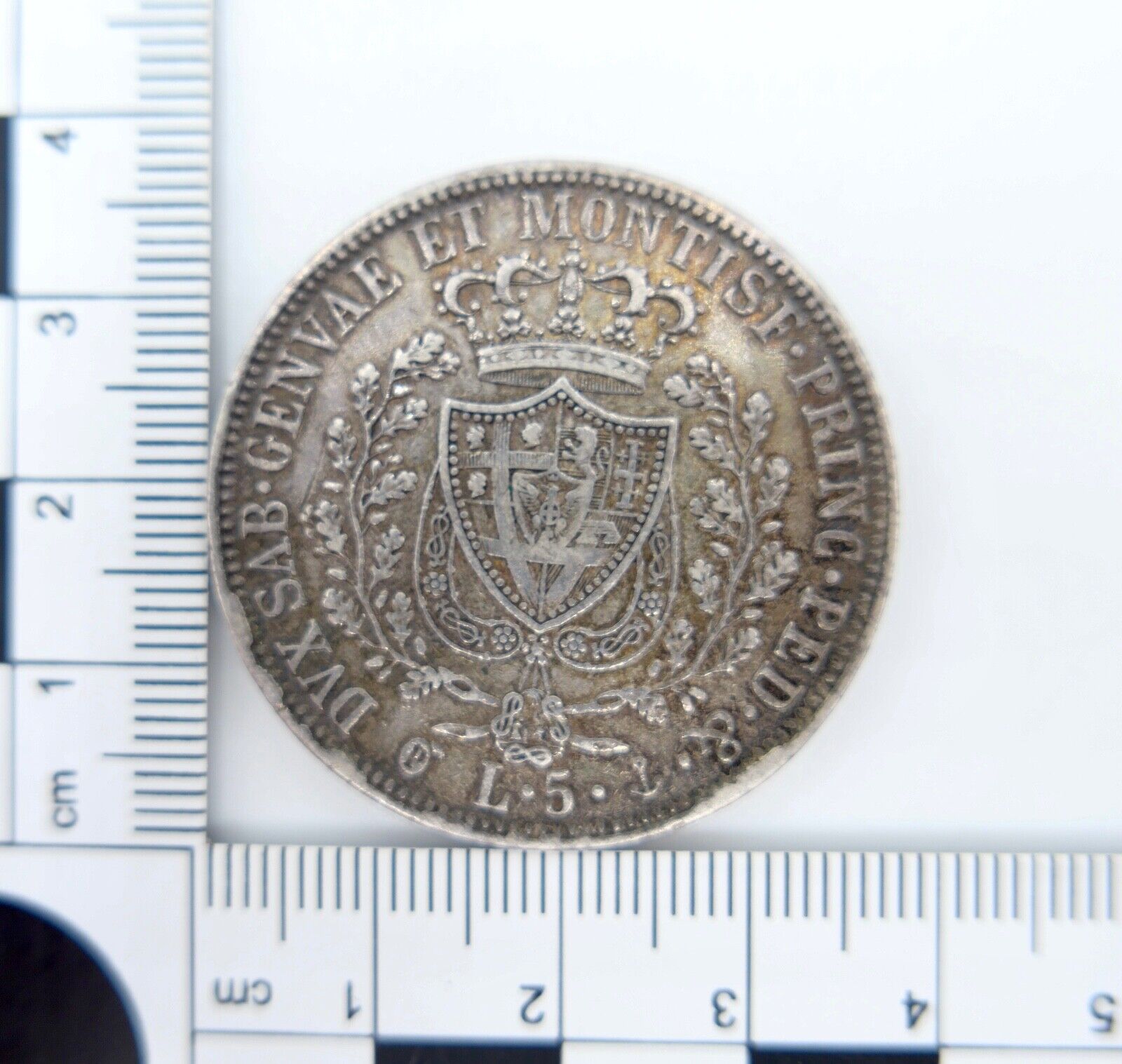 5 Lire 1826 Regno di Sardegna Re " Carlo Felice " Torino " Guter Zustand Silber - Antikhandel-Stuttgart