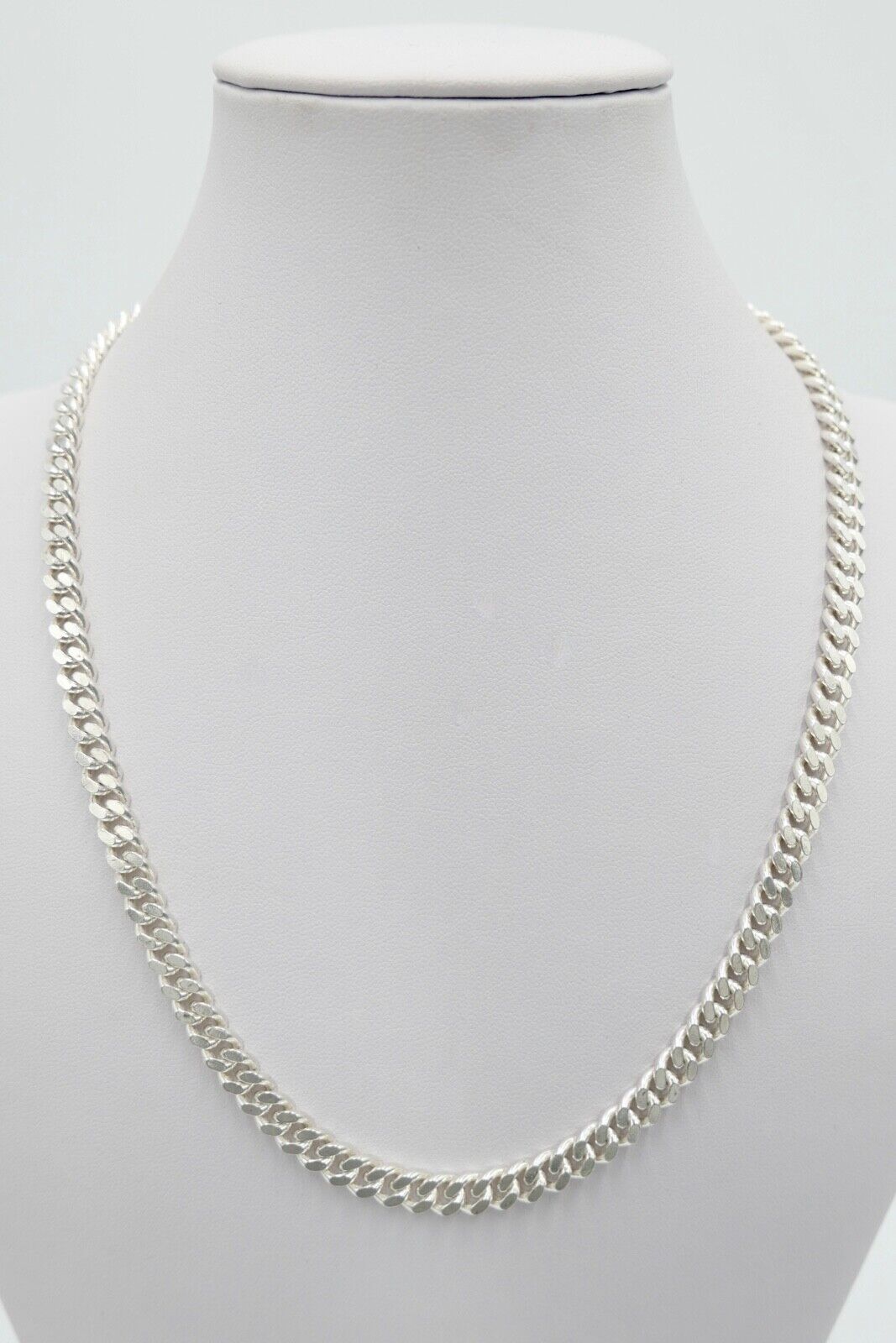 80er Massive Herren Panzerkette CMS 835 Silber Kette 51 cm 49,8 Gr Silver - Antikhandel-Stuttgart