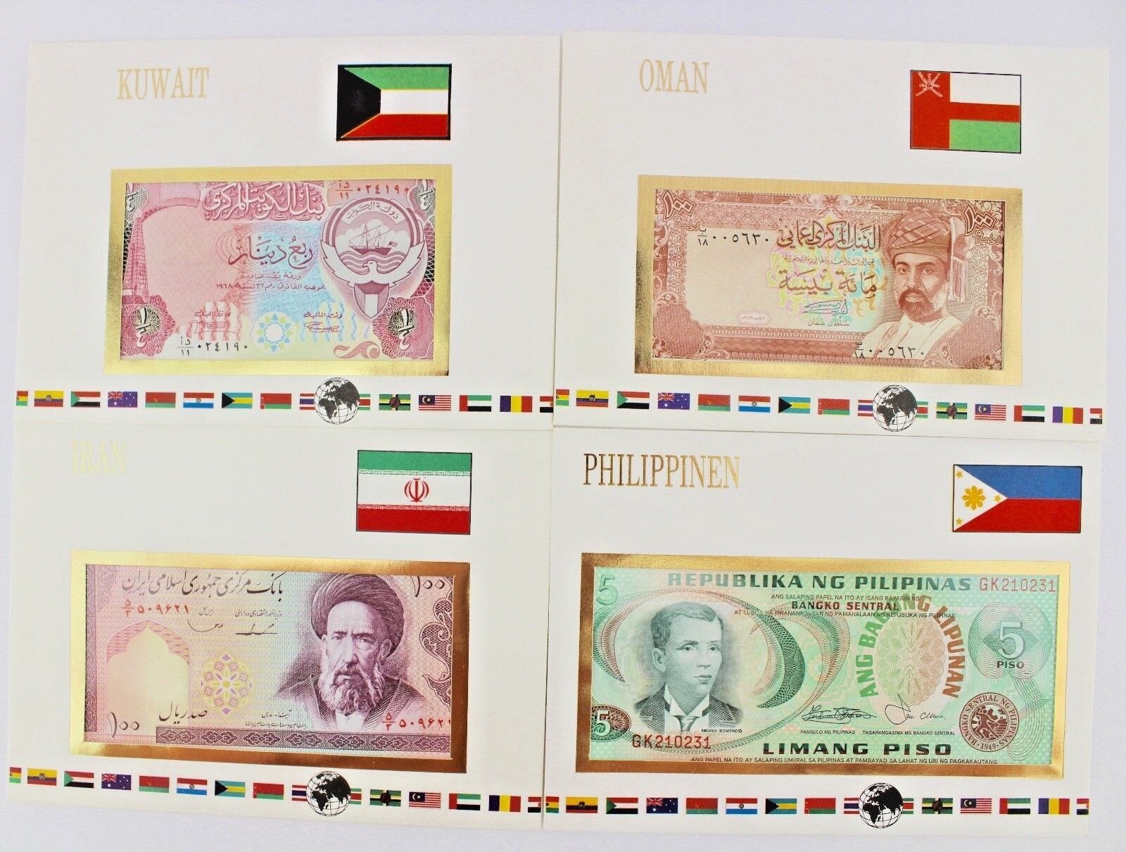Banknotes of Nations bill Banknoten Notenbriefe der Welt UNC NEW LOT - Antikhandel-Stuttgart