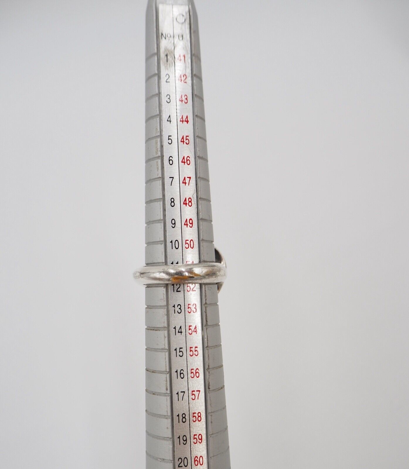 Massiver vintage 70er Jahre DESIGNER " fs " Damenring Silber 800 Gr. 52 - Antikhandel-Stuttgart