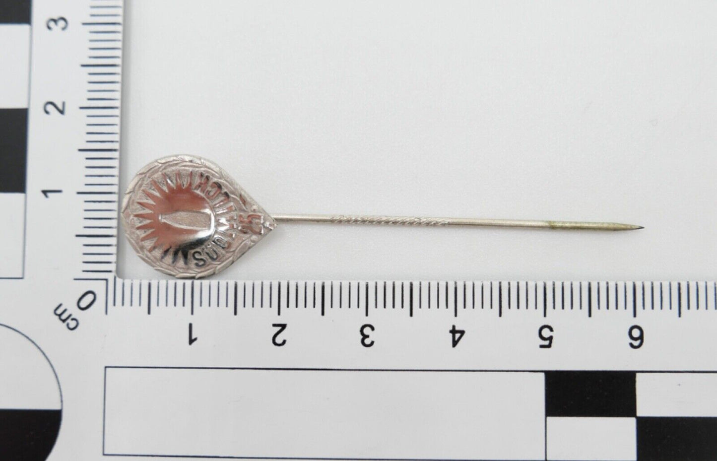 25 Jahre SÜDMILCH Lauer NBG 925 Silber Pin Anstecker im Etui 60 mm - Antikhandel-Stuttgart