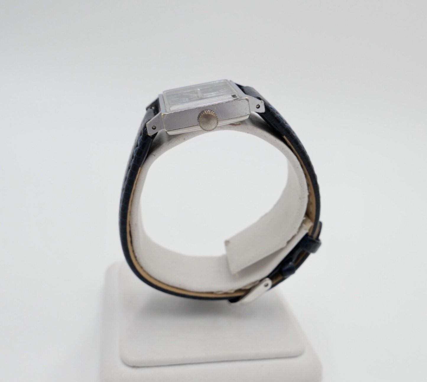 vintage 1960er Jahre LANCO 1575 Damenuhr Cal. 6630 Edelstahl mit neuem Lederband - Antikhandel-Stuttgart