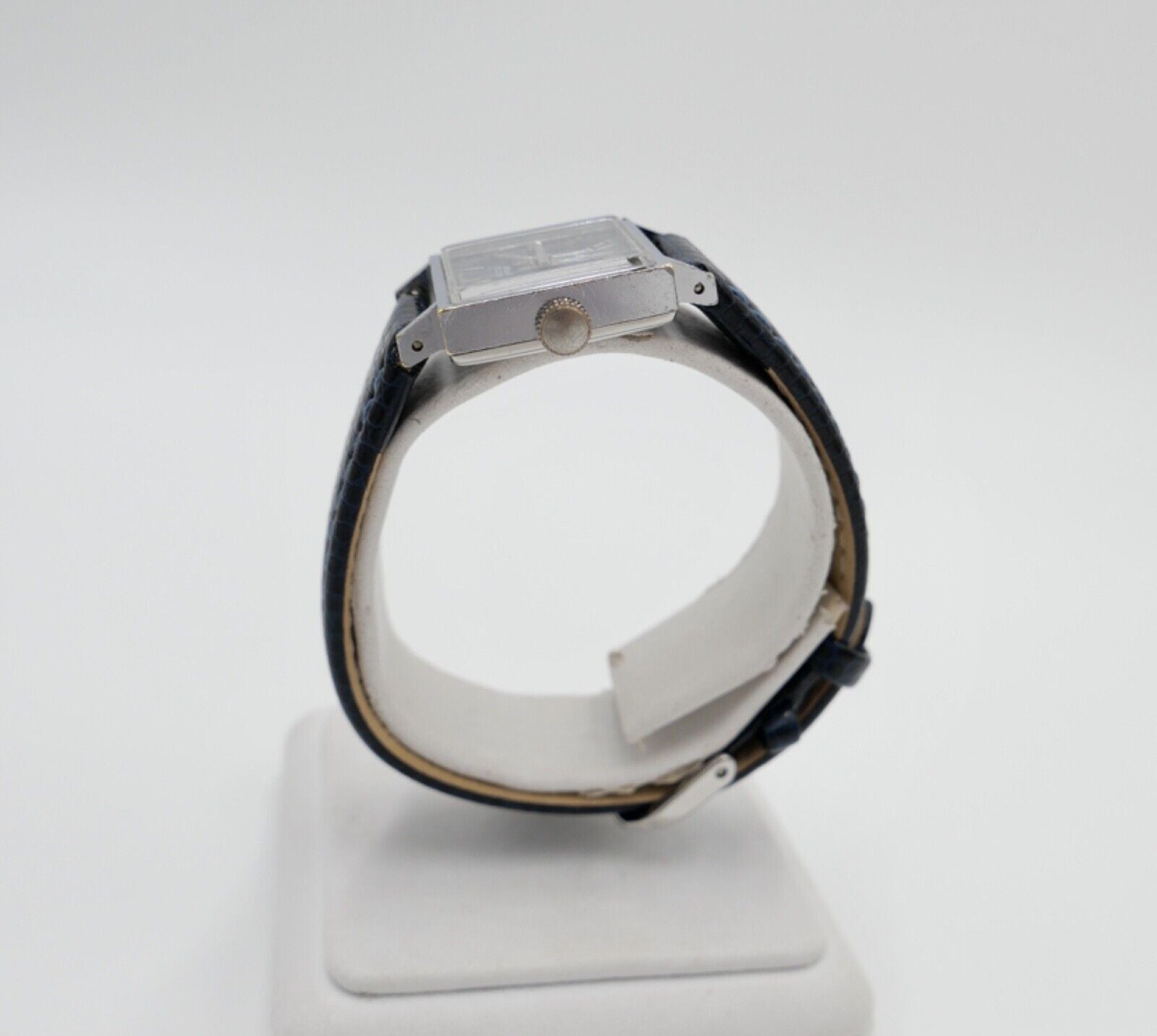 vintage 1960er Jahre LANCO 1575 Damenuhr Cal. 6630 Edelstahl mit neuem Lederband - Antikhandel-Stuttgart