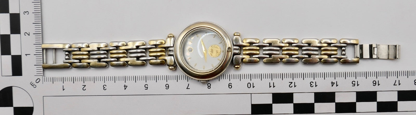 Citizen Clariti Damenuhr Stahl Gold Bicolor Quartz 28 mm weißes Zifferblatt