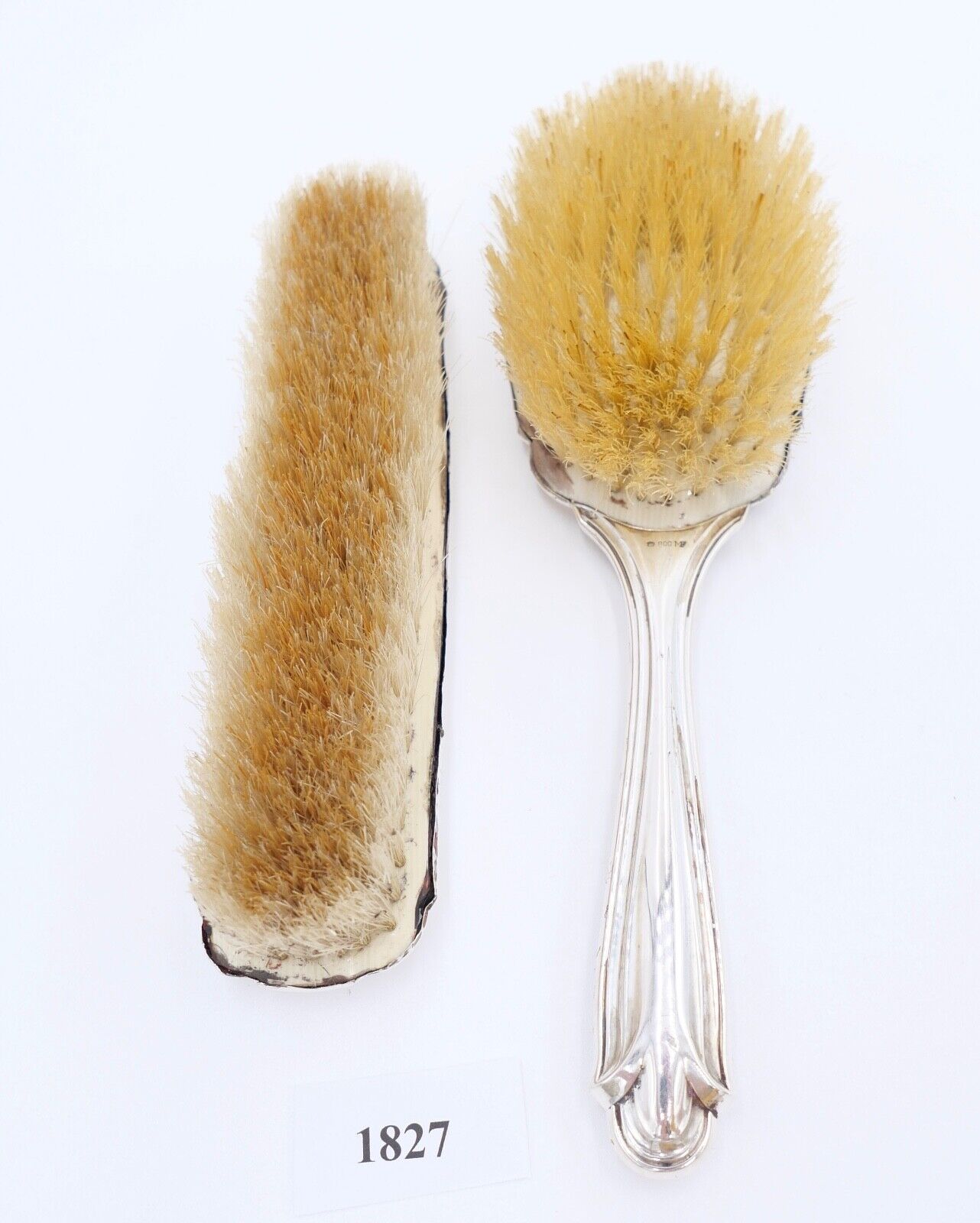 Bürsten 2er Set Kleiderbürsten 800 Silber Punze MF Mayer & Fuchs - Antikhandel-Stuttgart