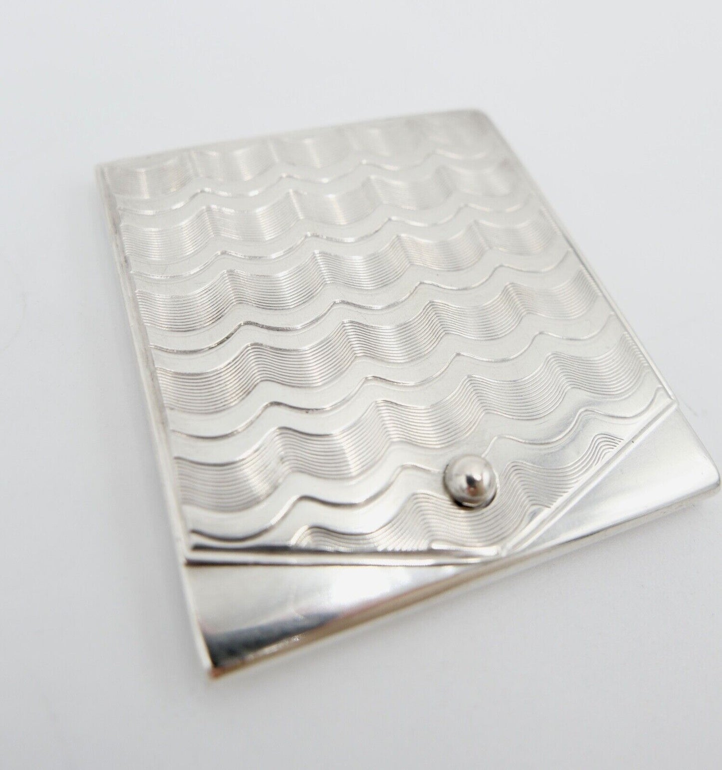 um 1930 Streichholzetui 835 Silber 32,8 Gr Silberetui Marianne Gravur - Antikhandel-Stuttgart