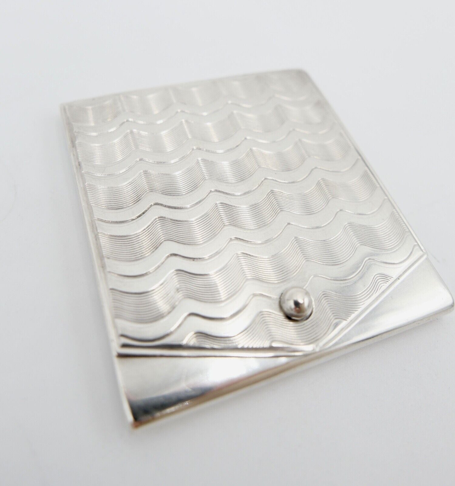 um 1930 Streichholzetui 835 Silber 32,8 Gr Silberetui Marianne Gravur - Antikhandel-Stuttgart