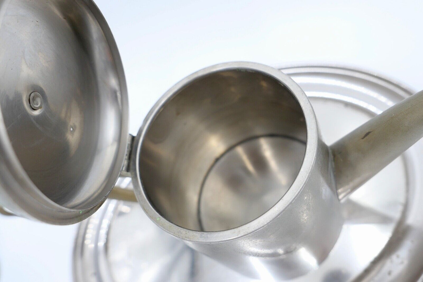 Jugendstil um 1900 Kaffee Tee Service FLEITMANN & WITTE 10/10% Chrom Nickel FW&J - Antikhandel-Stuttgart