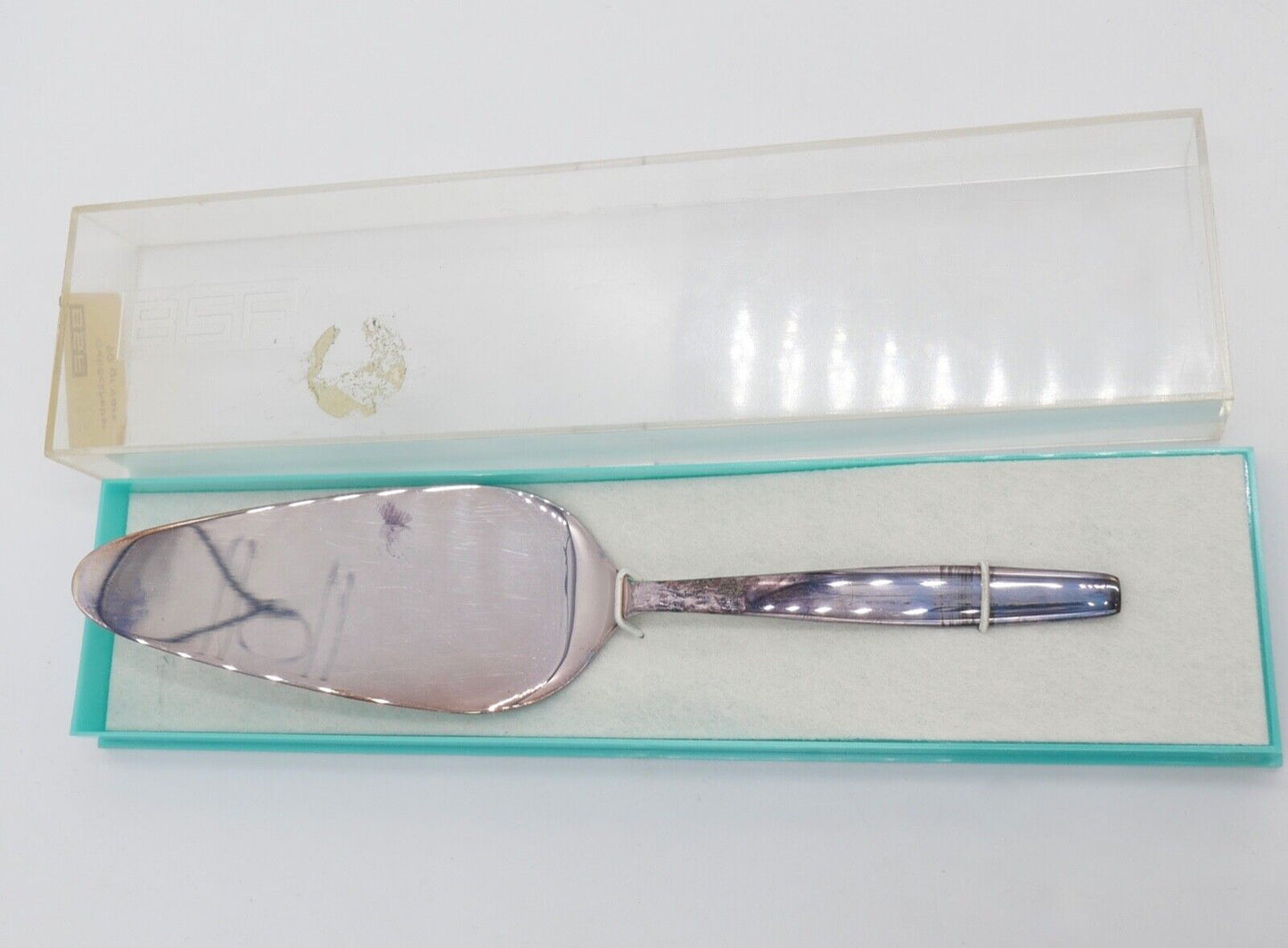 NEU - BSF RAUHREIF 90 Silber 36 Teile Besteck Löffel Gabel Messer Tortenheber - Antikhandel-Stuttgart