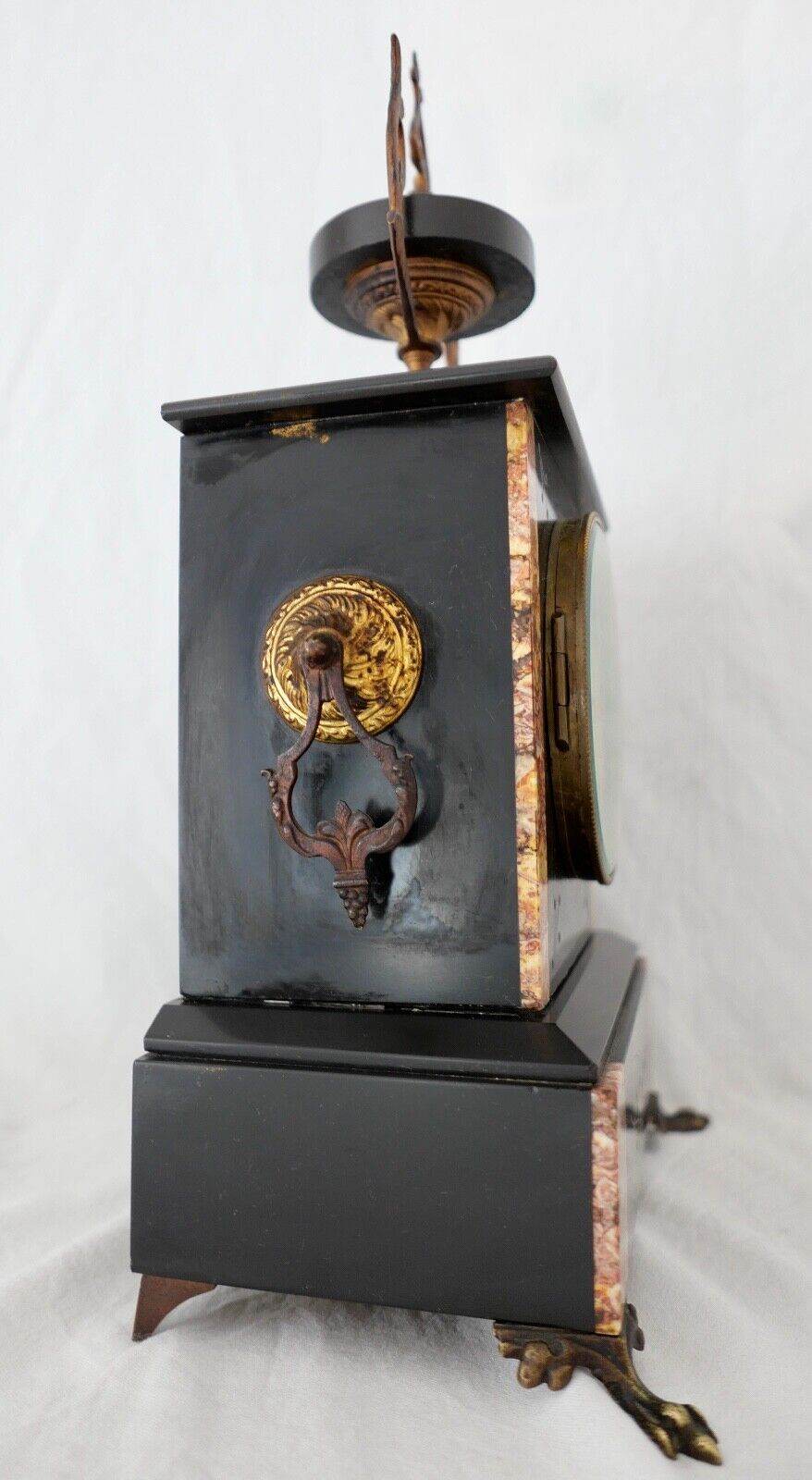 Antike Pendule Stockuhr Kaminuhr Regule Frankreich HORLOGERIE DE PARIS HB - Antikhandel-Stuttgart