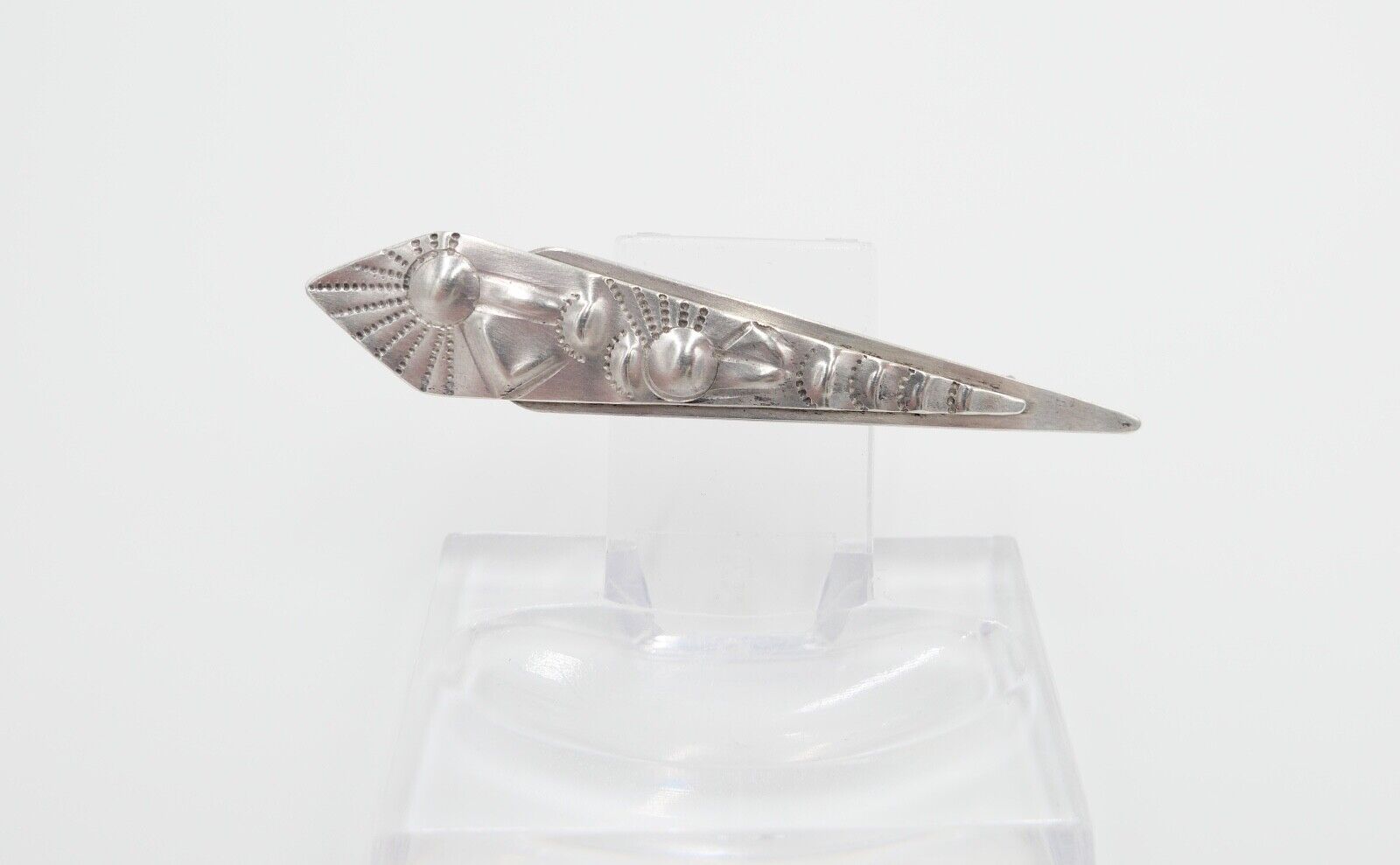 W.V. GROMHUSS Auerbach / Sachsen Brosche Silber 800 - Antikhandel-Stuttgart