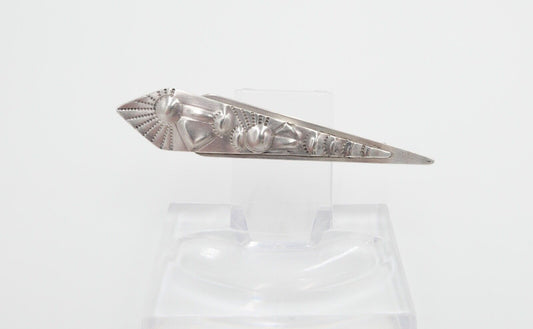 W.V. GROMHUSS Auerbach / Sachsen Brosche Silber 800 - Antikhandel-Stuttgart