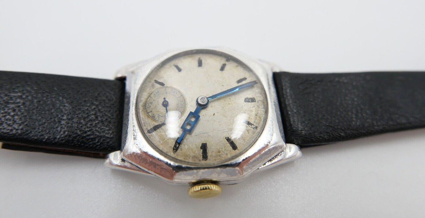 Antike ALPINA 800 Silber Armbanduhr Cal. 625 Handaufzug 1930er Jahre - Antikhandel-Stuttgart