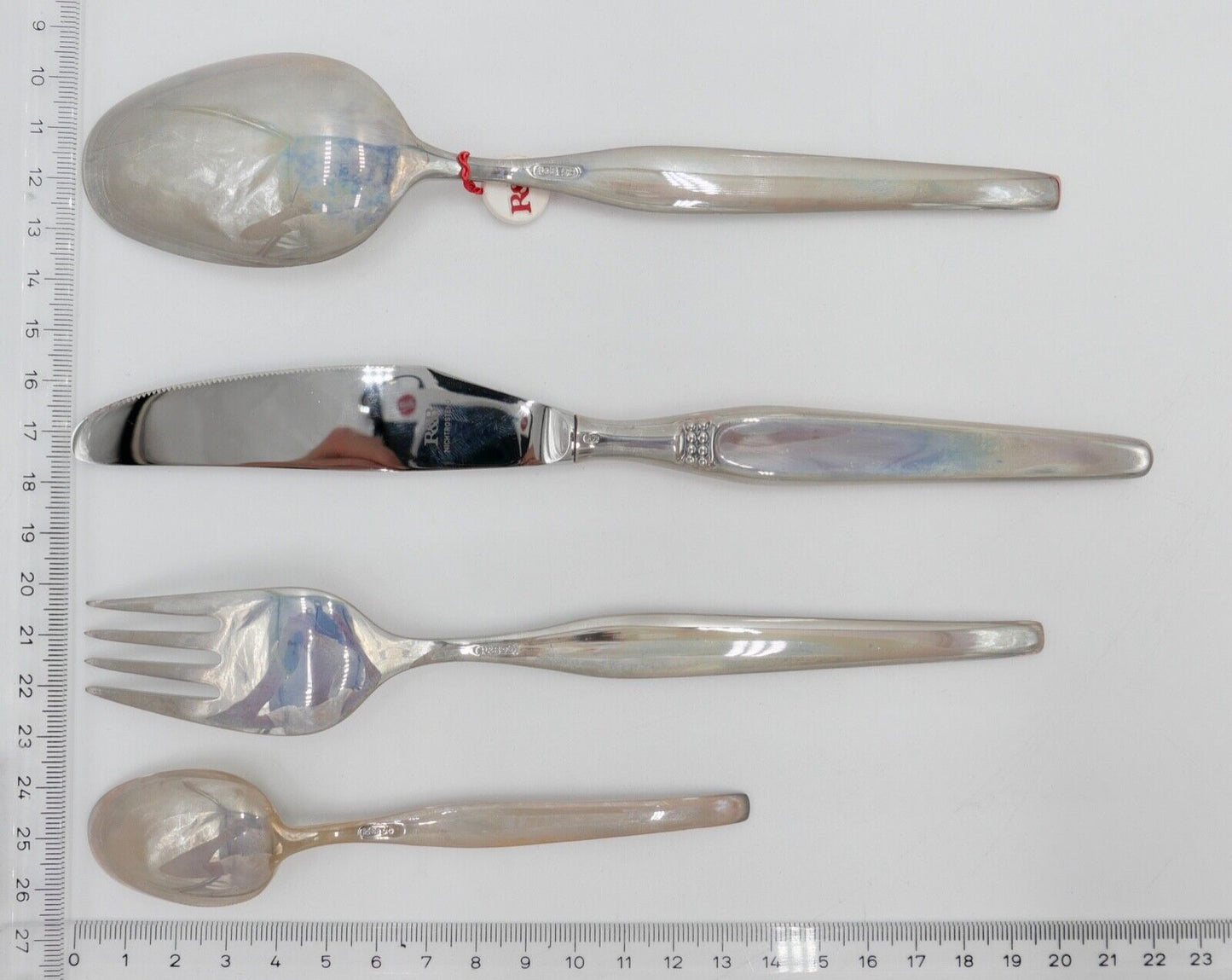 - NEU - OVP 4 Tlg R&B ROYAL ROBBE & BERKING Menübesteck 90er Silber - Antikhandel-Stuttgart