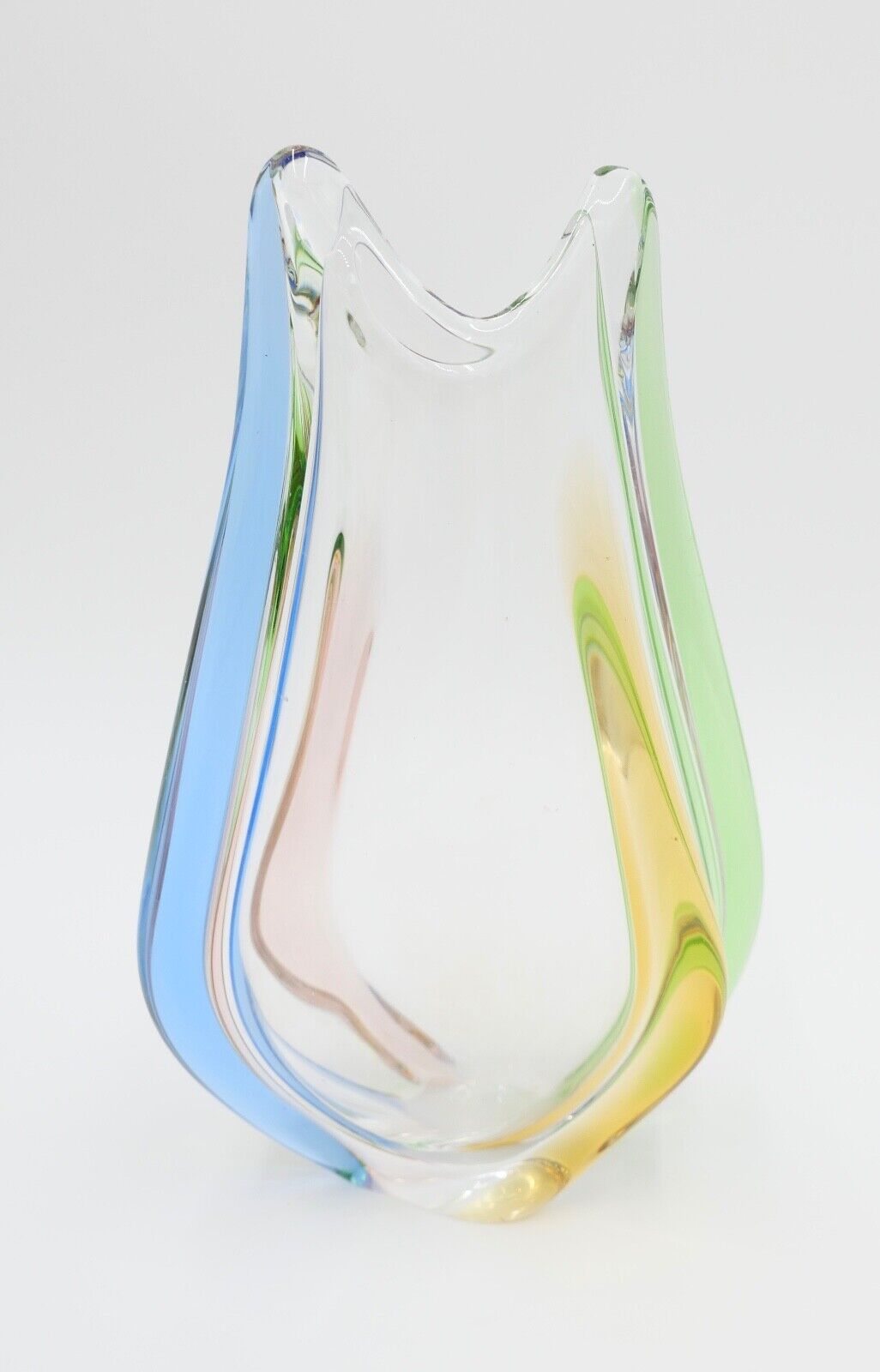 Mstisov Glas Vase Frantisek Zemek 60er Jahre Serie Rhapsody - Antikhandel-Stuttgart