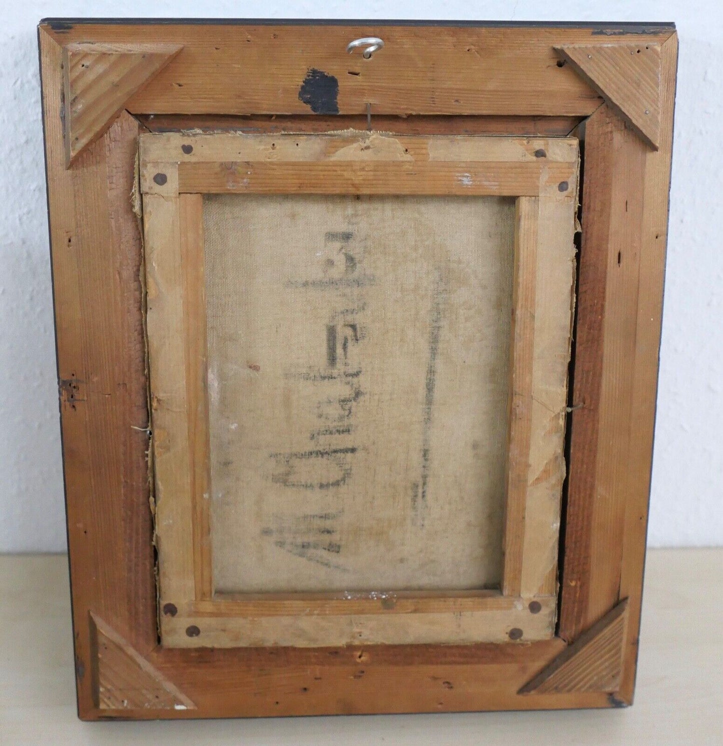 Gemälde Öl auf Leinwand Portrait einer Frau " C. Huberts " 38,5x33 cm gerahmt - Antikhandel-Stuttgart