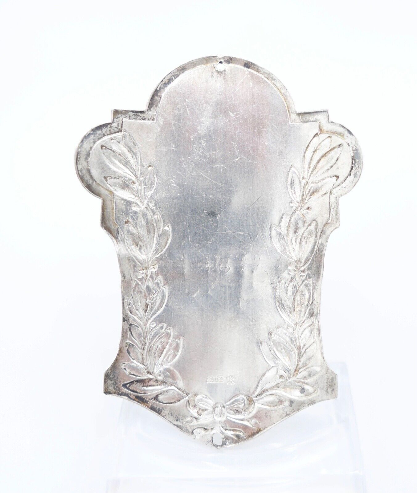 Fahrrad Plakette 1925 Silber 800 22er Club Oelsnitz i.V. - Antikhandel-Stuttgart