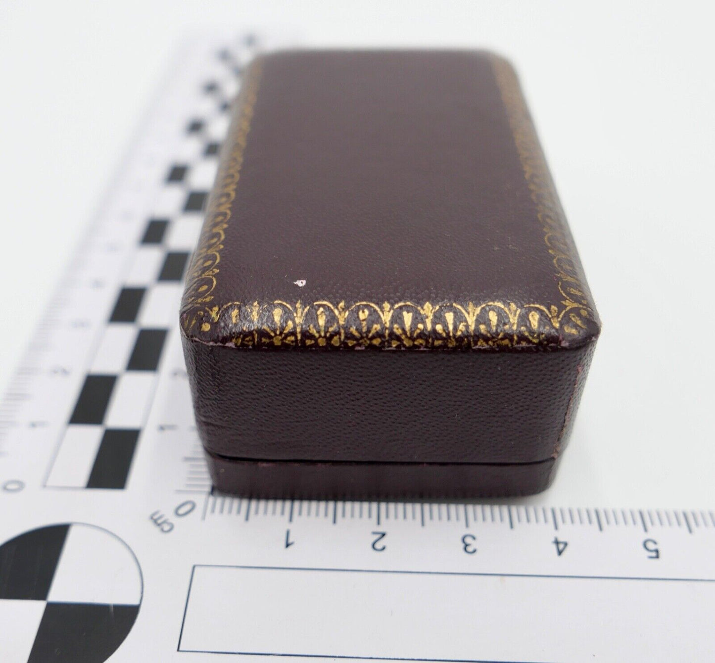 Altes Schmuck Etui / Schatulle Ring Brosche 1930-1940er Jahre - Antikhandel-Stuttgart