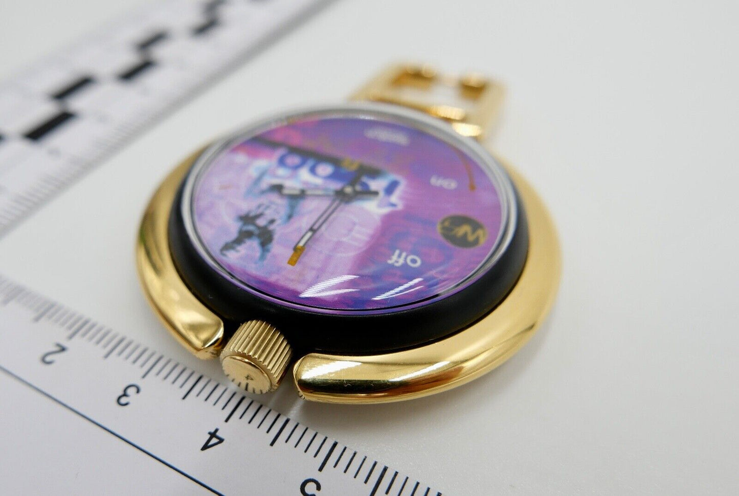 1996 Olympische Spiele Swatch Pop Alarm Bob Beamon Wecker PUZ 100 pocket watch - Antikhandel-Stuttgart