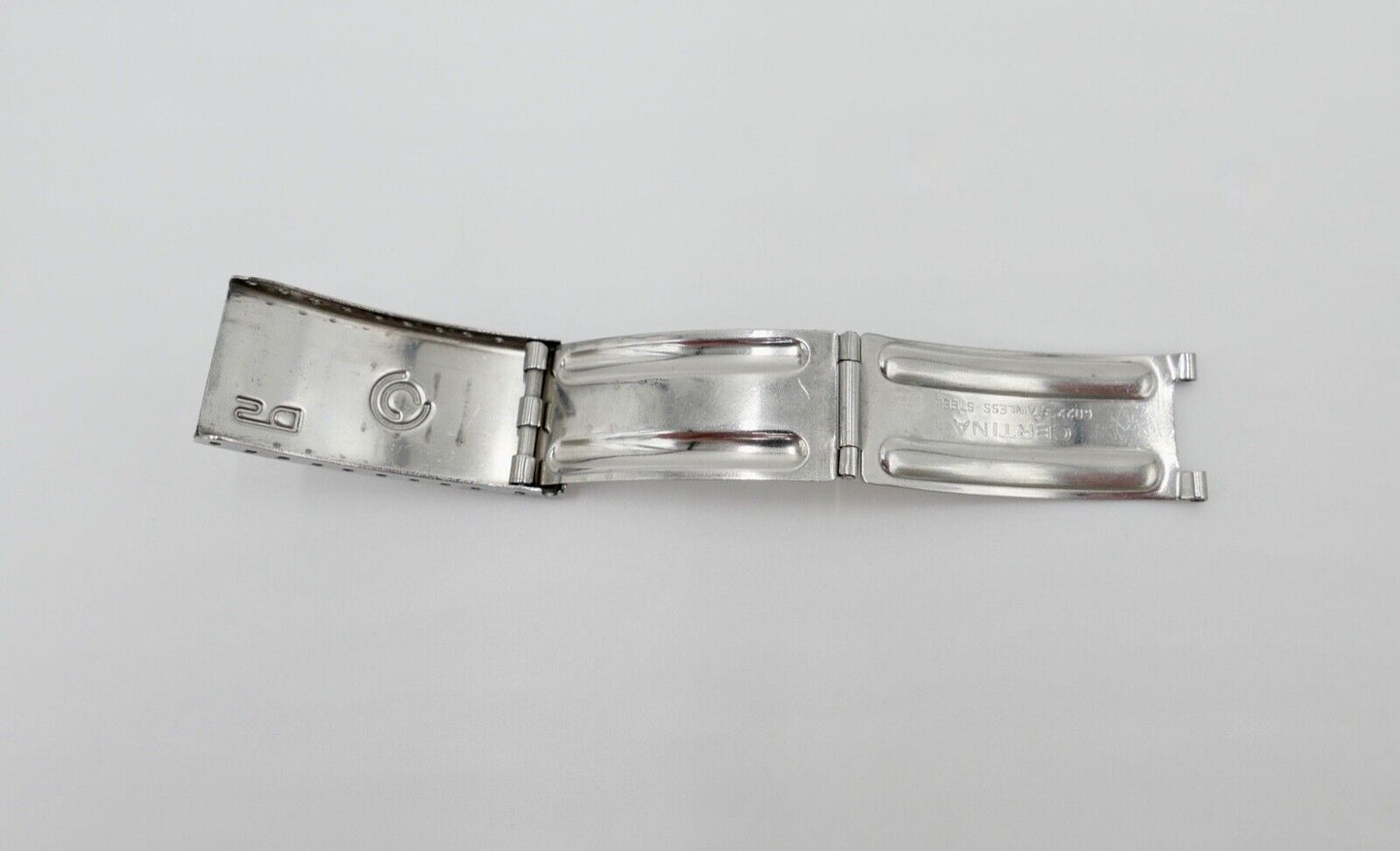 Alte CERTINA DS Faltschließe Edelstahlband Uhrenband 6022 - Antikhandel-Stuttgart