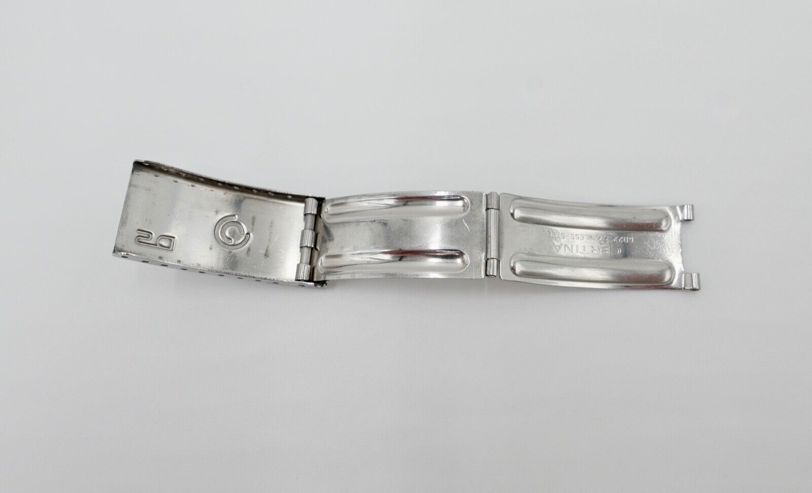 Alte CERTINA DS Faltschließe Edelstahlband Uhrenband 6022 - Antikhandel-Stuttgart