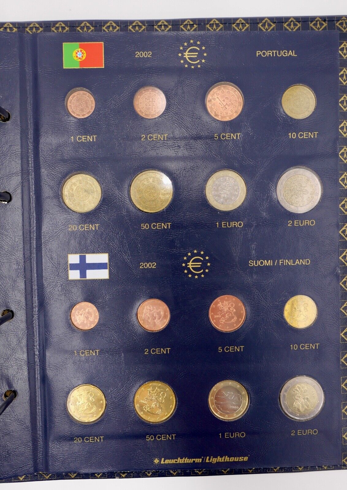 13 Länder Euro Münzen Slowenien Belgien Spanien Frankreich Griechenland 2002 - Antikhandel-Stuttgart