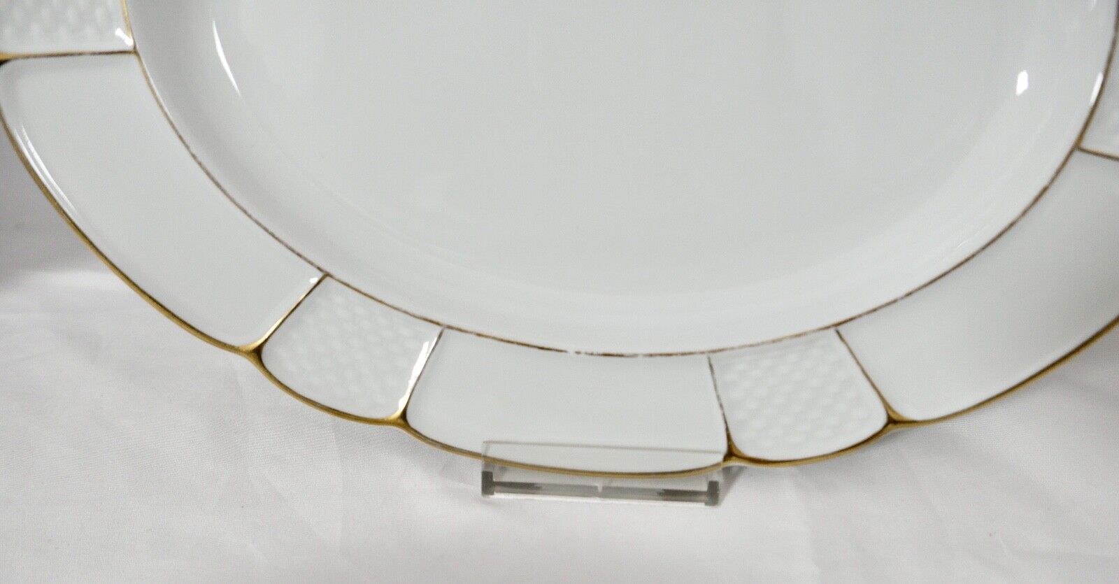 28 tlg. Rosenthal Speiseservice Ph.Rosenthal Goldrand Korbrand Barock 1930er - Antikhandel-Stuttgart